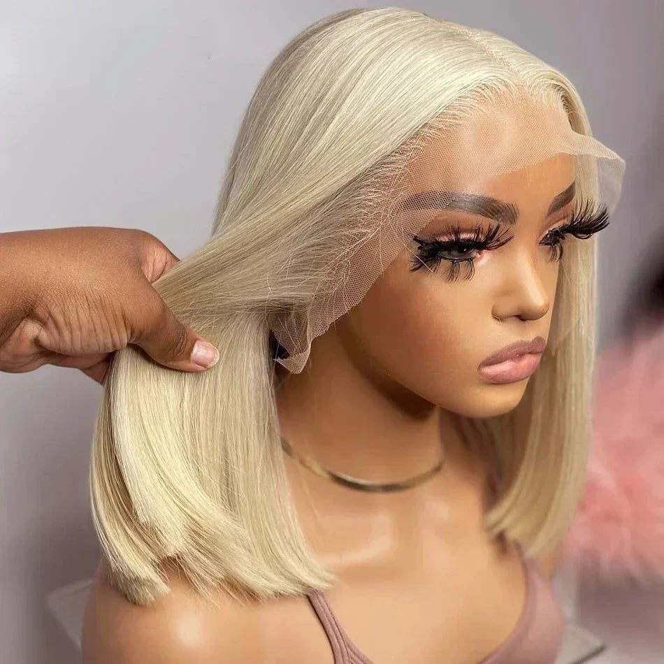 Bob Blonde Miel 613 – HD Lace, 250%