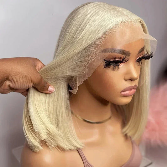 Bob Blonde Miel 613 – HD Lace, 250%