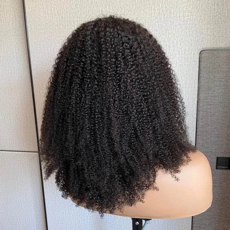 Perruque Afro Kinky Curly 13x6 HD – Lace Front 100% Cheveux Humains Remy