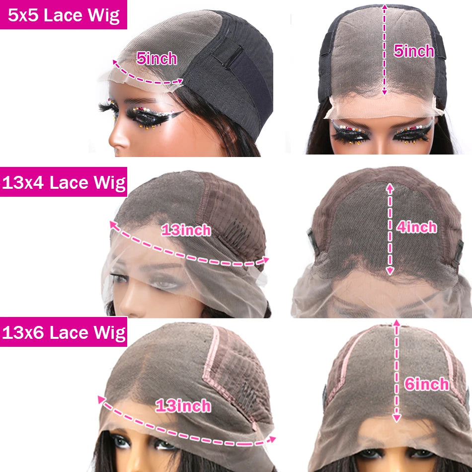 Perruque Body Wave HD 30/40 Pouces – Lace Front 13x6 & Closure 5x5