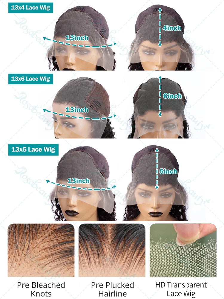 Perruque Afro Kinky Curly Bob 13x4/13x6 – Cheveux Humains Brésiliens