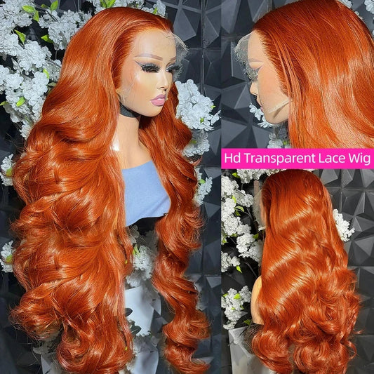 Perruque Brésilienne Ginger – Body Wave 30–32’’, 200 % HD Lace 13x6