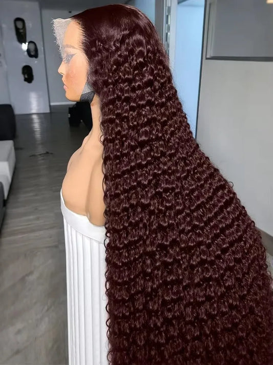 Perruque Brésilienne Chocolat – Deep Wave HD 30/32