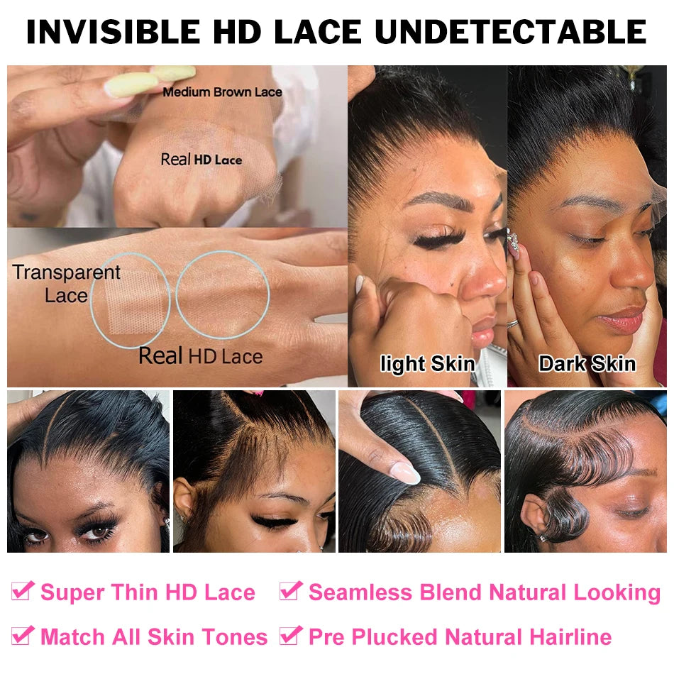 Perruque Lace Front 6" HD – Loose Deep Wave