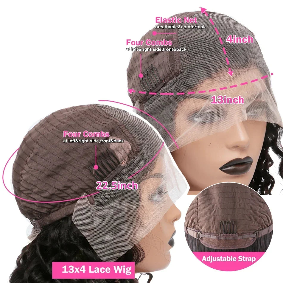 Perruque Body Wave HD 30/40 Pouces – Lace Front 13x6 & Closure 5x5