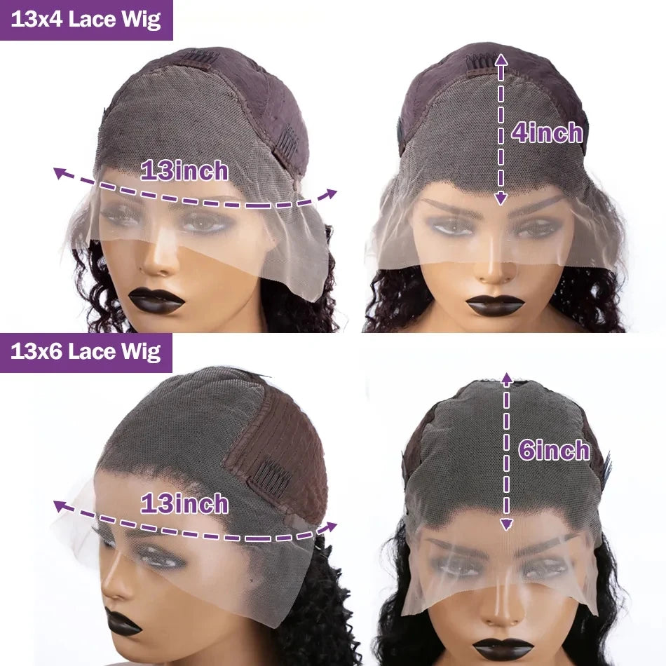 Perruque Brésilienne Chocolat – Body Wave / Water Wave HD Lace 13x4/13x6